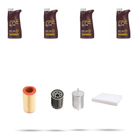 Kit tagliando 4 FILTRI e 4L OLIO compatibile con Dr F35 Suv 1.5 114kw dal 2020