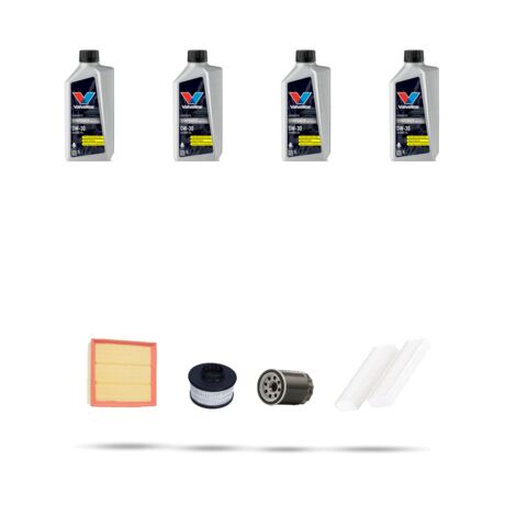 Kit tagliando 4 FILTRI e 4L OLIO compatibile con Ds7 Crossback 1.5 BlueHdi 96kw dal 2018