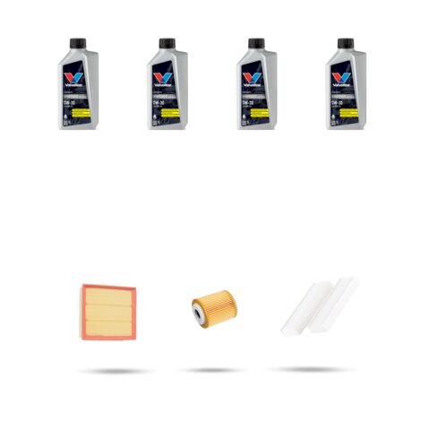 Kit tagliando 4 FILTRI e 4L OLIO compatibile con Fiat Doblo 1.5 BlueHdi 96kw dal 2022