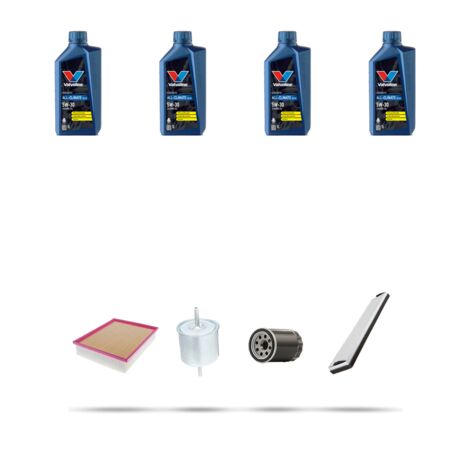 Kit tagliando 4 FILTRI e 4L OLIO compatibile con Ford Puma St 114kw dal 1999