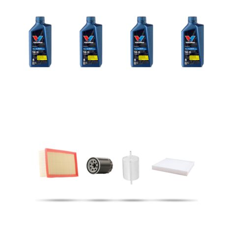 Kit tagliando 4 FILTRI e 4L OLIO compatibile con Ford Transit 2007 2.3 16v CNG 107kw dal 2006