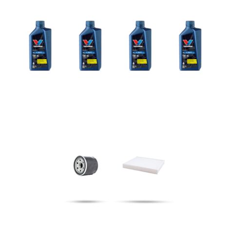 Kit tagliando 4 FILTRI e 4L OLIO compatibile con Hyundai Creta 1.6 MPI 90kw dal 2016
