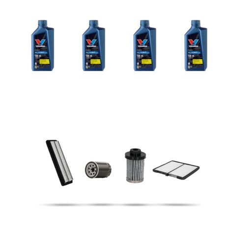 Kit tagliando 4 FILTRI e 4L OLIO compatibile con Hyundai i10 II 1.0 GPL 49KW dal 2014