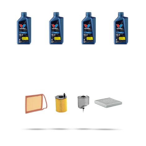 Kit tagliando 4 FILTRI e 4L OLIO compatibile con Peugeot 508 1.6 BlueHDI 84kw Dal 2012