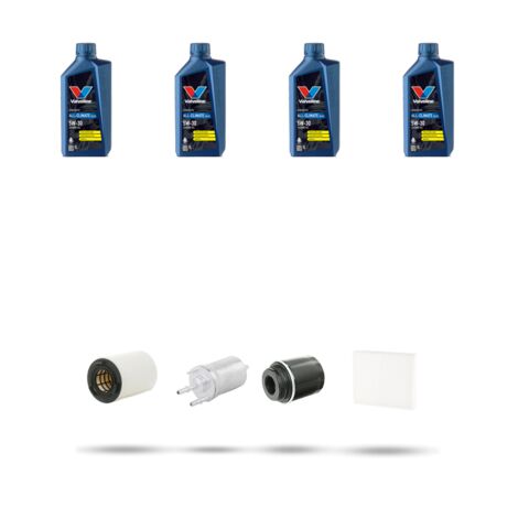 Kit tagliando 4 FILTRI e 4L OLIO compatibile con Skdoa Rapid (NH3,NH1) 1.2 TSI 77kw dal 2012