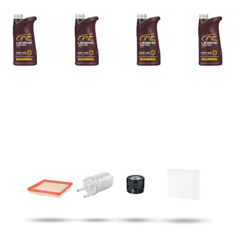 Kit tagliando 4 FILTRI e 4L OLIO compatibile con Skdoa Rapid (NH3,NH1) 1.6 66kw dal 2015