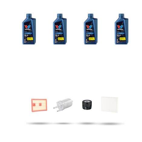 Kit tagliando 4 FILTRI e 4L OLIO compatibile con Skoda Fabia III (NJ3,NJ5) 1.2 TSI 66kw Dal 2014