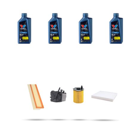 Kit tagliando 4 FILTRI e 4L OLIO compatibile con Suzuki Sx4 Dal 1.6 DDIS 66kw 2007