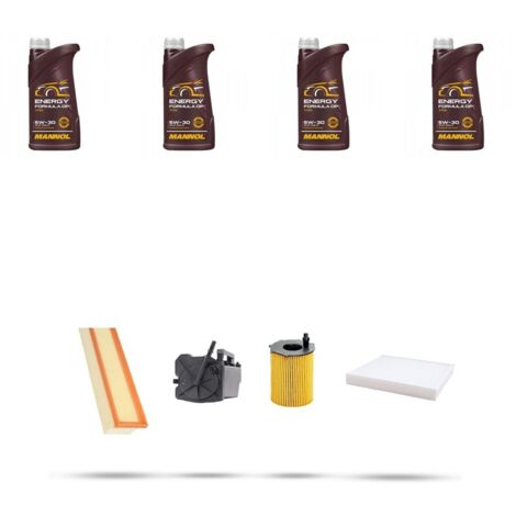 Kit tagliando 4 FILTRI e 4L OLIO compatibile con Suzuki Sx4 Dal 1.6 DDIS 66kw 2007
