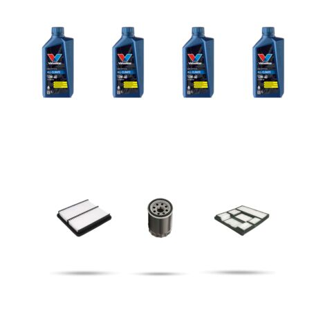 Kit tagliando 4 FILTRI e 4L OLIO compatibile con Toyota Corolla VIII 1.6 79kw Dal 1997