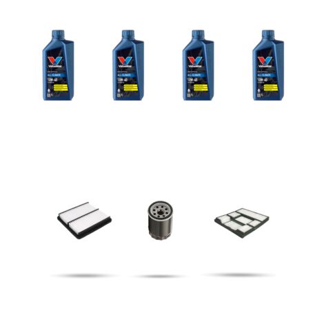 Kit tagliando 4 FILTRI e 4L OLIO compatibile con Toyota Corolla VIII 1.6 81kw Dal 1997