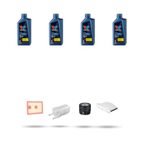 Kit tagliando 4 FILTRI e 4L OLIO compatibile con Vw New Beetle / Cabrio (5C) 1.4 TSI 110kw Dal 2014