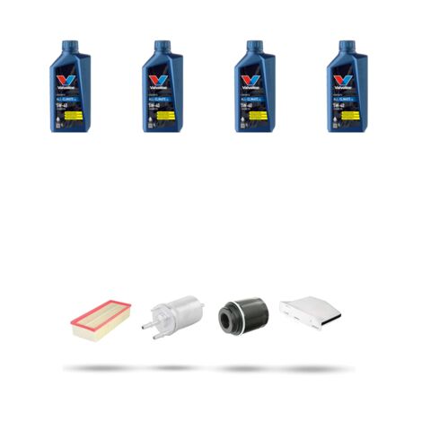 Kit tagliando 4 FILTRI e 4L OLIO compatibile con Vw New Beetle / Cabrio (5C) 1.4 TSI 118kw Dal 2011