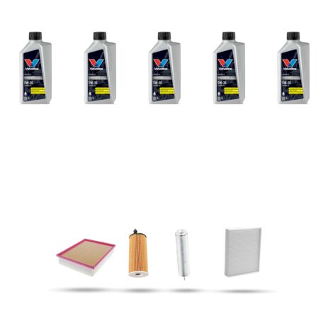 Kit tagliando 4 FILTRI e 5L OLIO compatibile con Bmw serie 2 (F23) 218d 110kw dal 2015