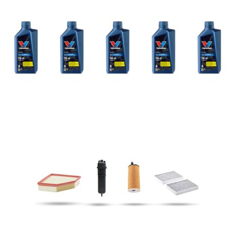 Kit tagliando 4 FILTRI e 5L OLIO compatibile con Bmw serie 7 (G11,G12) 725d 170kw dal 2016