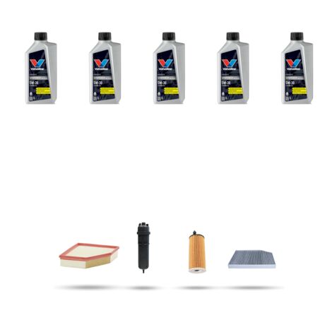 Kit tagliando 4 FILTRI e 5L OLIO compatibile con Bmw x3 (G01,F97) 18d hybrid 110kw dal 2020