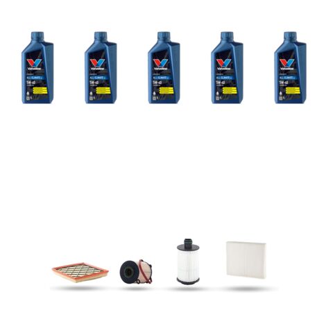 Kit tagliando 4 FILTRI e 5L OLIO compatibile con Chevrolet Orlando 2.0D 96kw dal 2011