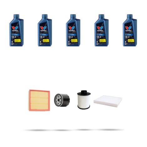 Kit tagliando 4 FILTRI e 5L OLIO compatibile con Dr 5 1.9D 88kw dal 2007