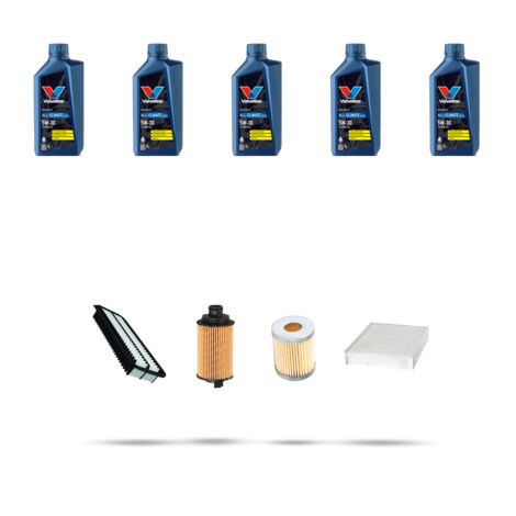 Kit tagliando 4 FILTRI e 5L OLIO compatibile con Dr 6 1.5 LPG 110KW dal 2017