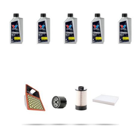 Kit tagliando 4 FILTRI e 5L OLIO compatibile con Iveco Daily VI 33S 13 2.3 Multijet 93KW dal 2014