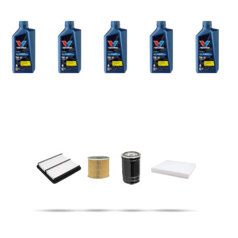 Kit tagliando 4 FILTRI e 5L OLIO compatibile con Kia Sportage IV (QL) 1.6 crdi Eco-Dynamics 100kw dal 2019