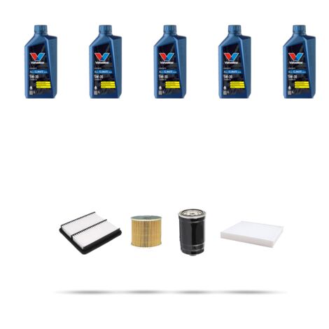 Kit tagliando 4 FILTRI e 5L OLIO compatibile con Kia Sportage IV (QL) 1.6 crdi Eco-Dynamics 85kw dal 2018