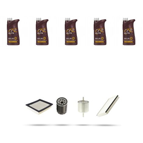 Kit tagliando 4 FILTRI e 5L OLIO compatibile con Mazda Tribute 2.0 16V 91kw dal 2000