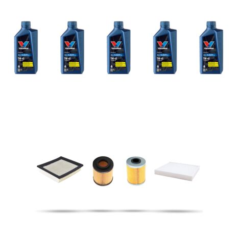 Kit tagliando 4 FILTRI e 5L OLIO compatibile con Opel Astra H ,GTC,SW 1.7 CDTI 59kw Dal 2004