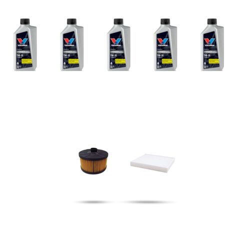 Kit tagliando 4 FILTRI e 5L OLIO compatibile con Renault Austral 1.2 E-TECH 200 Hybrid 146Kw dal 2022