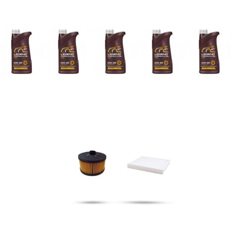 Kit tagliando 4 FILTRI e 5L OLIO compatibile con Renault Austral 1.2 E-TECH 200 Hybrid 146Kw dal 2022