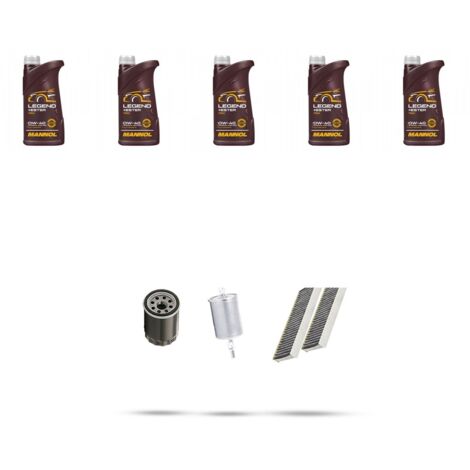 Kit tagliando 4 FILTRI e 5L OLIO compatibile con Renault Latitude 1.6 RS 132kw dal 2014