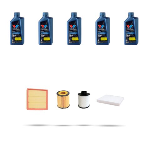 Kit tagliando 4 FILTRI e 5L OLIO compatibile con Suzuki Sx4 Dal 1.9 DDIS 88kw 2006