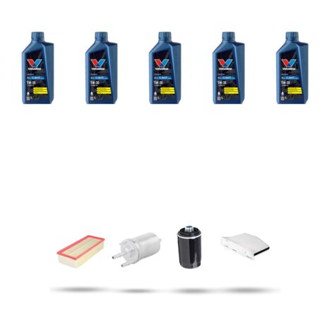 Kit tagliando 4 FILTRI e 5L OLIO compatibile con Vw Eos (1F7,1F9) 2.0 FSI 155kw Dal 2009