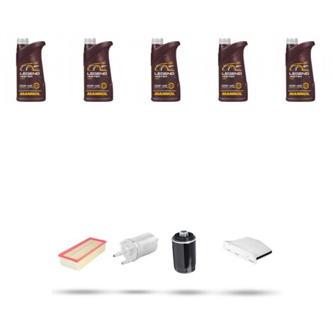 Kit tagliando 4 FILTRI e 5L OLIO compatibile con VW Scirocco III (1K8) 2.0 TFSI 155kw Dal 2009
