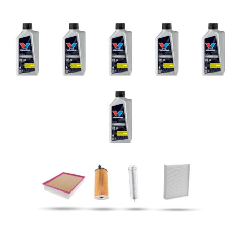 Kit tagliando 4 FILTRI e 6L OLIO compatibile con Bmw serie 2 (F23) 218d 105kw dal 2014
