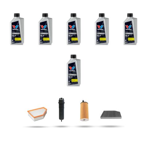 Kit tagliando 4 FILTRI e 6L OLIO compatibile con Bmw serie 2 (G42,G87) 220d hybrid 140kw dal 2021
