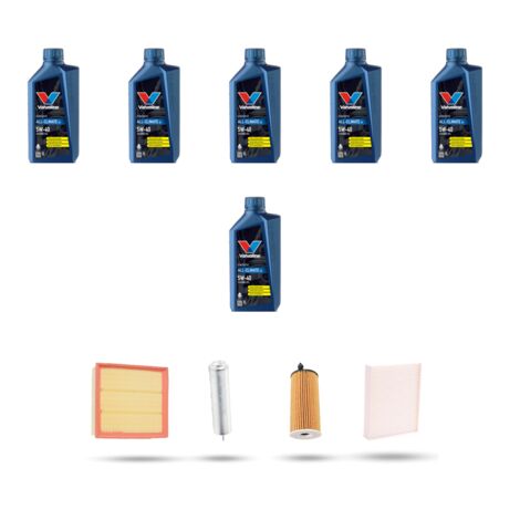Kit tagliando 4 FILTRI e 6L OLIO compatibile con Bmw serie 3 (F30, F80,F31) 316d 85kw dal 2012