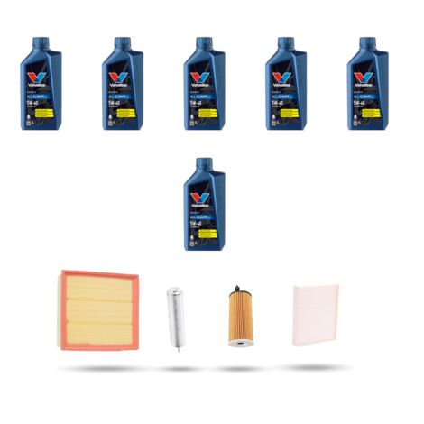 Kit tagliando 4 FILTRI e 6L OLIO compatibile con Bmw serie 4 (F32, F33, F36, F82) 420d 120kw dal 2013