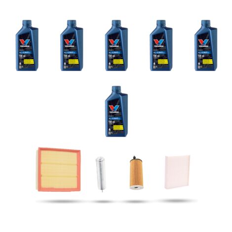 Kit tagliando 4 FILTRI e 6L OLIO compatibile con Bmw serie 4 (F32, F33, F36, F82) 420d 135kw dal 2013