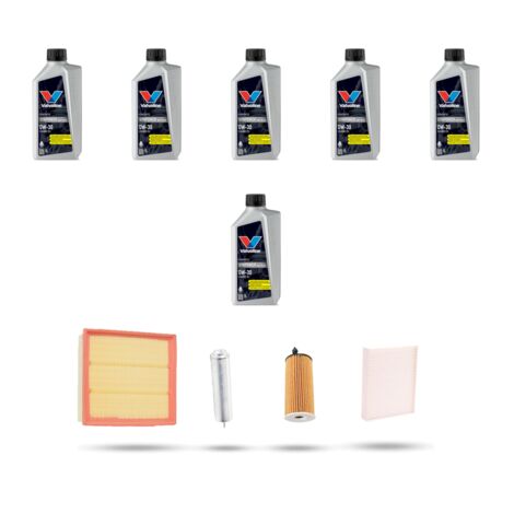 Kit tagliando 4 FILTRI e 6L OLIO compatibile con Bmw serie 4 (F32, F33, F36, F82) 420d 140kw dal 2015