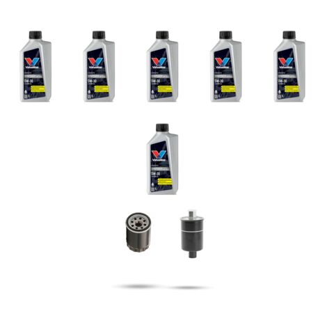 Kit tagliando 4 FILTRI e 6L OLIO compatibile con Chevrolet Tahoe 4.8 v8 205kw dal 1999