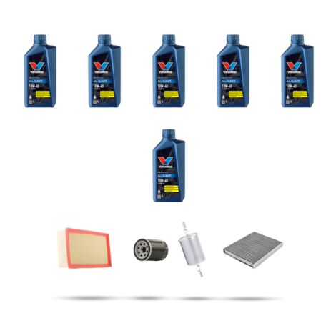 Kit tagliando 4 FILTRI e 6L OLIO compatibile con Citroen C5 3.0 v6 152kw dal 2000
