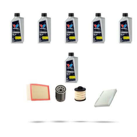 Kit tagliando 4 FILTRI e 6L OLIO compatibile con Citroen Ds4 2.0 BlueHDi 133kw dal 2015