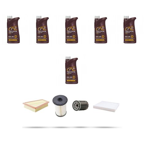 Kit tagliando 4 FILTRI e 6L OLIO compatibile con Ford Galaxy II 1.8 tdci 74kw dal 2006