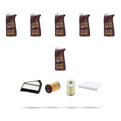 Kit tagliando 4 FILTRI e 6L OLIO compatibile con Honda CR-V IV 2.2 110kw dal 2012