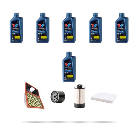 Kit tagliando 4 FILTRI e 6L OLIO compatibile con Iveco Daily IV 35C 11 2.3 HPI 78kw dal 2009