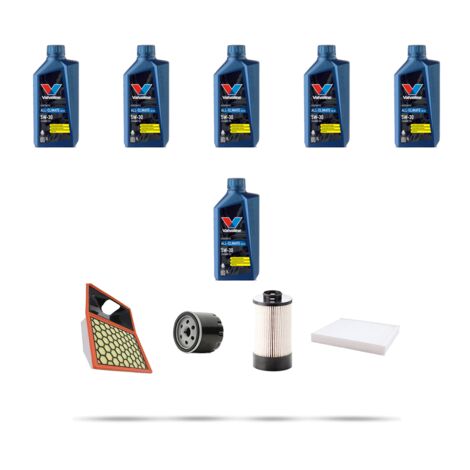 Kit tagliando 4 FILTRI e 6L OLIO compatibile con Iveco Daily IV 35C 13 2.3 HPT 93kw dal 2009
