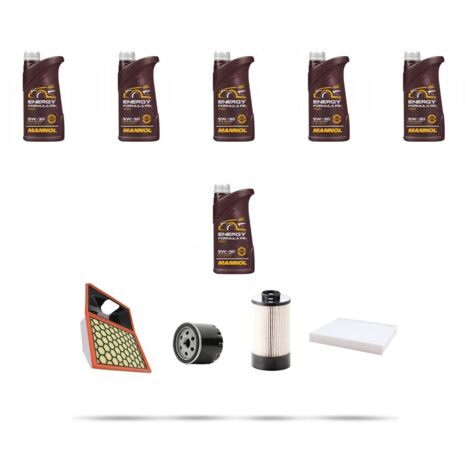Kit tagliando 4 FILTRI e 6L OLIO compatibile con Iveco Daily IV 40C 13 2.3 HPT 93kw dal 2009