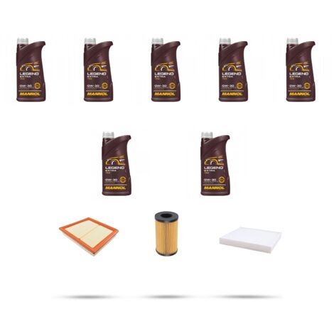 Kit tagliando 4 FILTRI e 6L OLIO compatibile con Mazda 6 (GH) 2.2 CD 95kw dal 2010