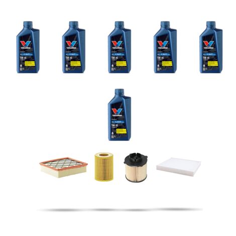 Kit tagliando 4 FILTRI e 6L OLIO compatibile con Opel Astra J ,GTC,SW 1.7 CDTI 96kw Dal 2011